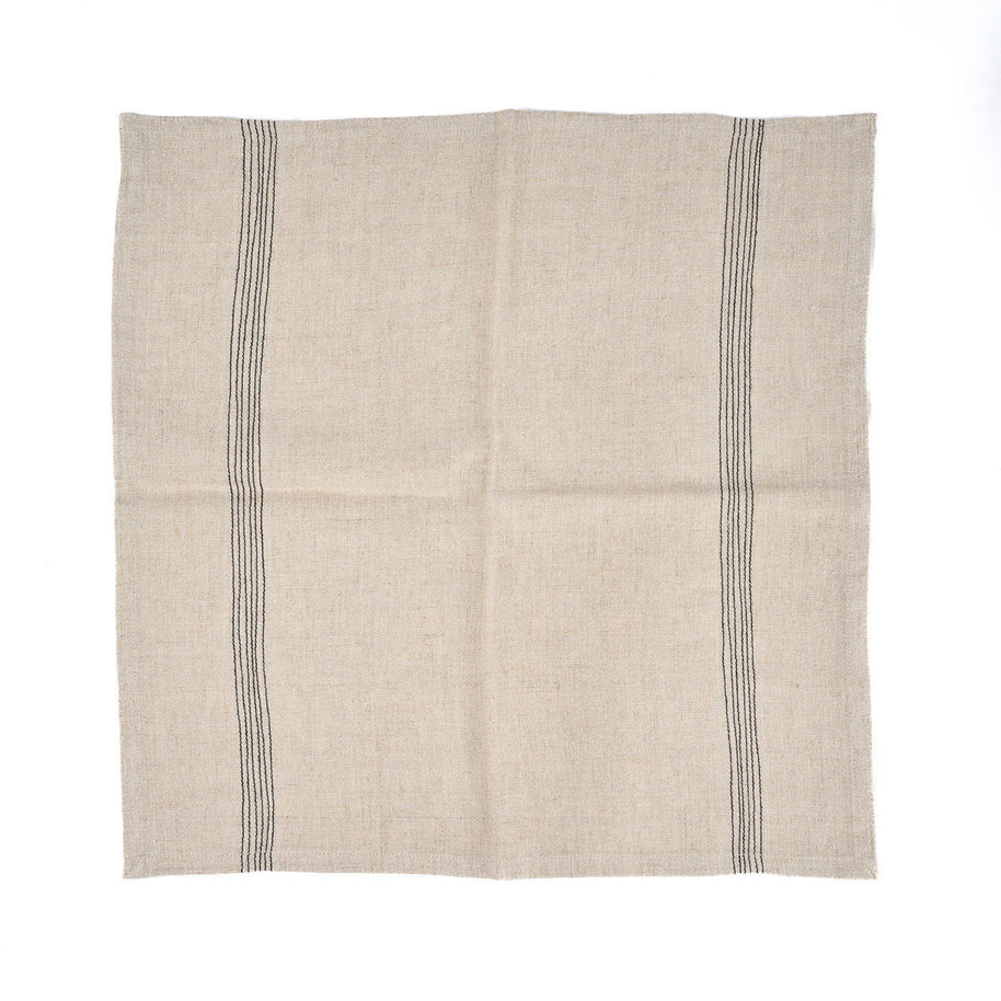 The Lint Biscuit Napkin - Natural Black - 45 x 45 cm