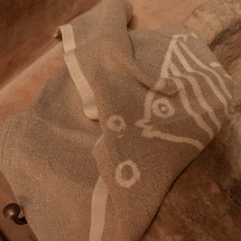 The Linen Fish Tea Towel - Natural White - 50 x 70 cm