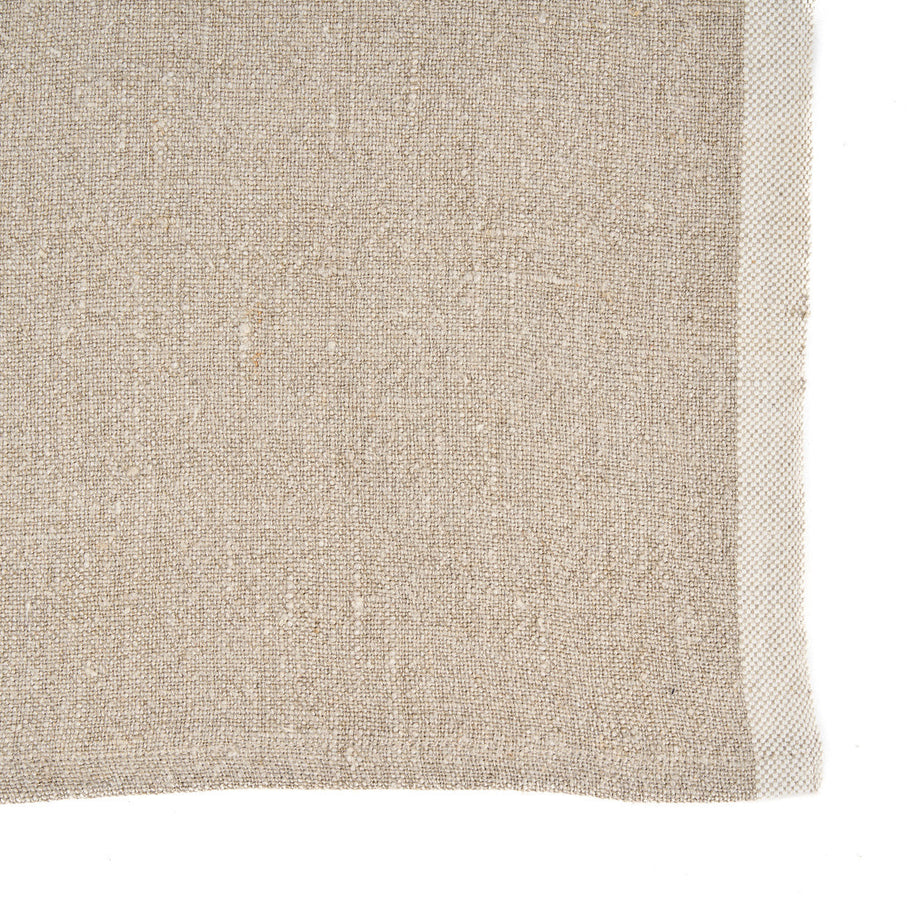 The Linen Fish Tea Towel - Natural White - 50 x 70 cm