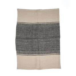 The Linen Moody Kitchen Towel - Natural black - 50 x 70 cm