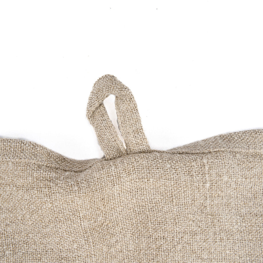 The Linen Moody Kitchen Towel - Natural black - 50 x 70 cm