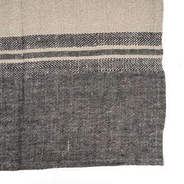 The Linen Dash Tea Towel - Natural Black - 50x70