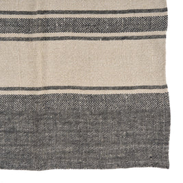The Linen Smudge Kitchen Towel - Natural Black - 50x70
