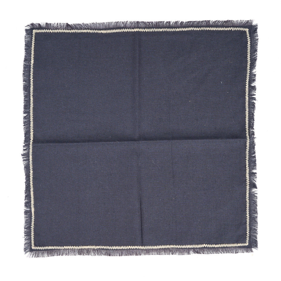 The Tuscany Napkin - Black Natural - 45x45