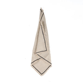 The Tuscany Napkin - Natural Black - 45 x 45 cm