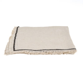 The Tuscany Napkin - Natural Black - 45 x 45 cm