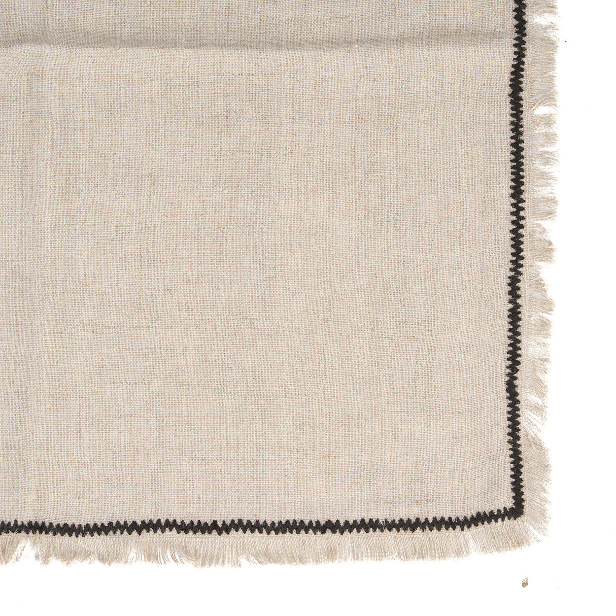 The Tuscany Napkin - Natural Black - 45 x 45 cm