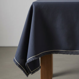 The Tuscany Tablecloth - Black Natural - 150x250