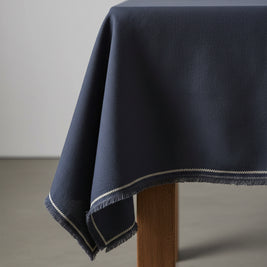 The Tuscany Tablecloth - Black Natural - 150x300