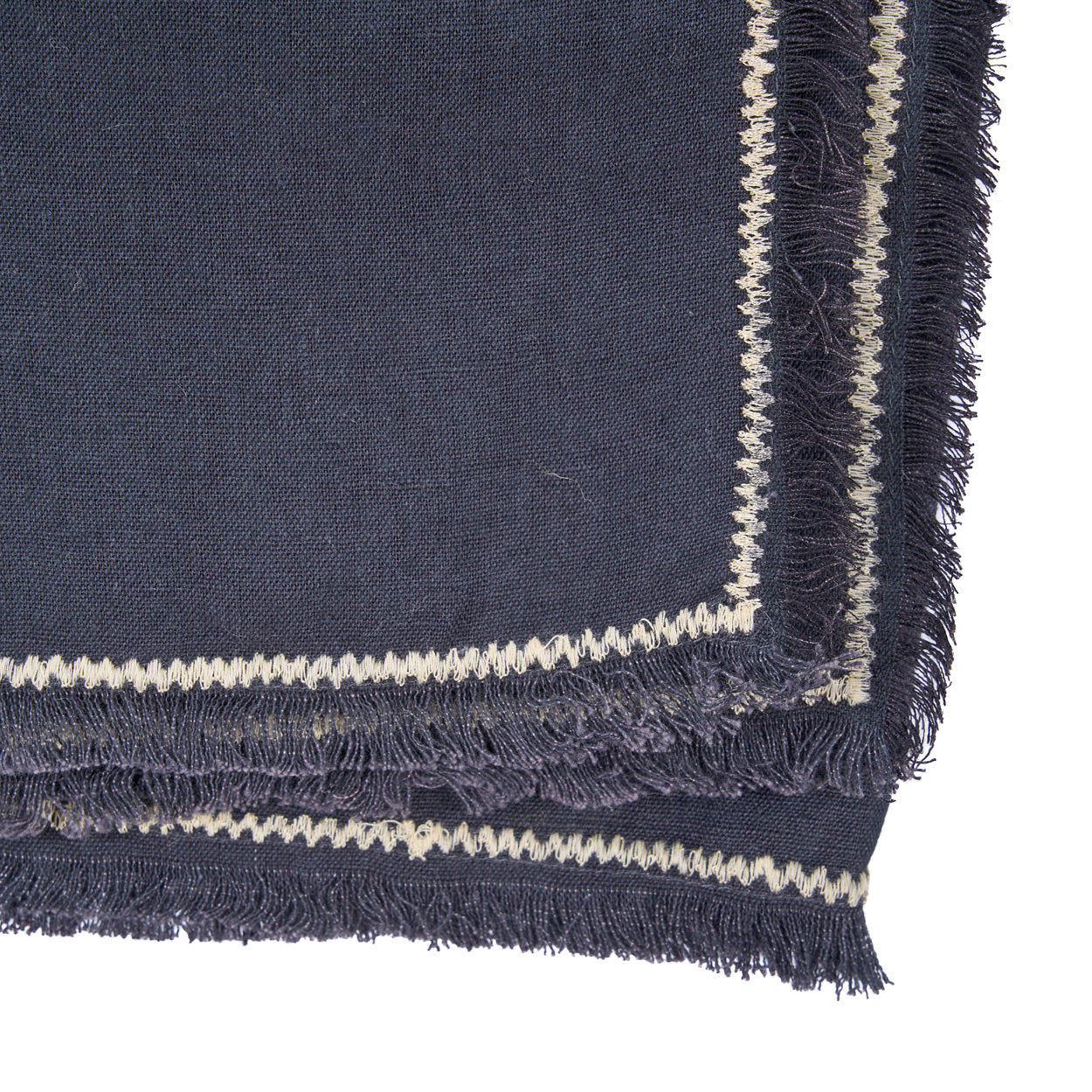 The Tuscany Tablecloth - Black Natural - 150x300