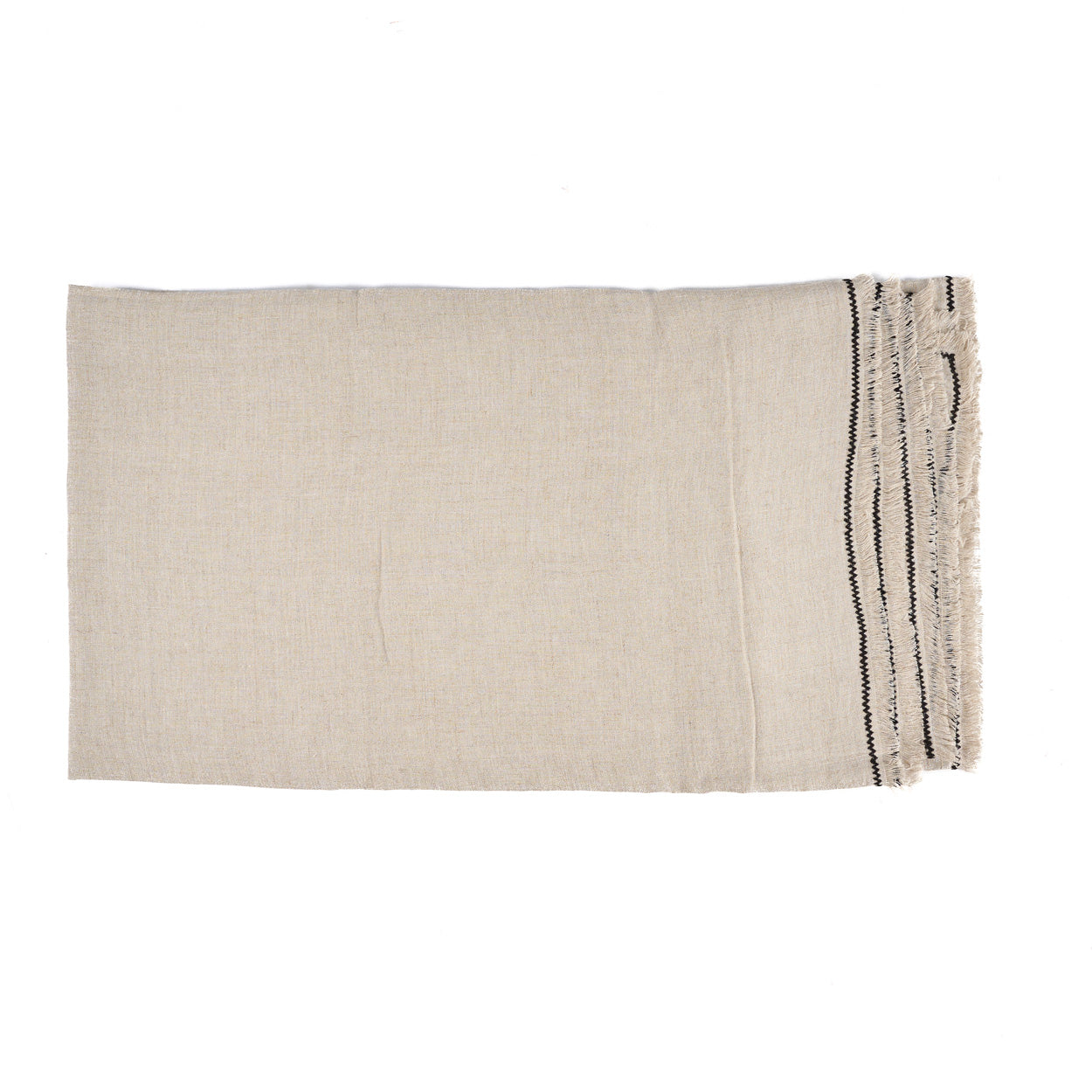 The Tuscany Tablecloth - Natural Black - 150x300