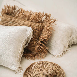 The Oh My Gee Cushion Cover - Cream - 35x100