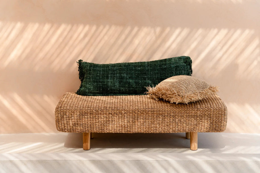 The Oh My Gee Cushion Cover - Forest Green - 35 x 100 cm