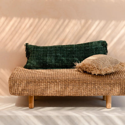 The Oh My Gee Cushion Cover - Forest Green - 35 x 100 cm