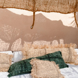 The Oh My Gee Cushion Cover - Forest Green - 35 x 100 cm