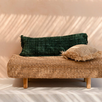 The Oh My Gee Cushion Cover - Forest Green - 35 x 100 cm