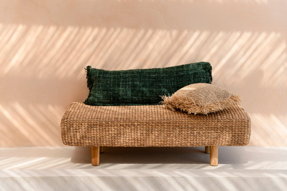 The Oh My Gee Cushion Cover - Forest Green - 35 x 100 cm