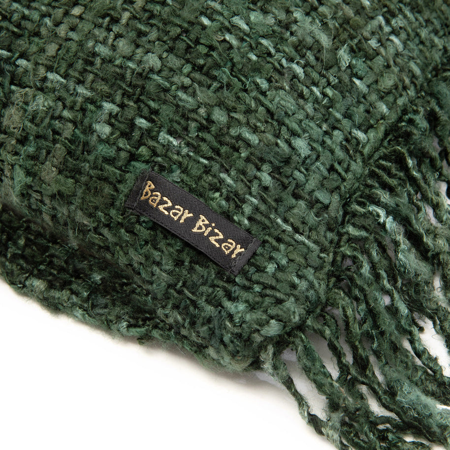 The Oh My Gee Cushion Cover - Forest Green - 35 x 100 cm