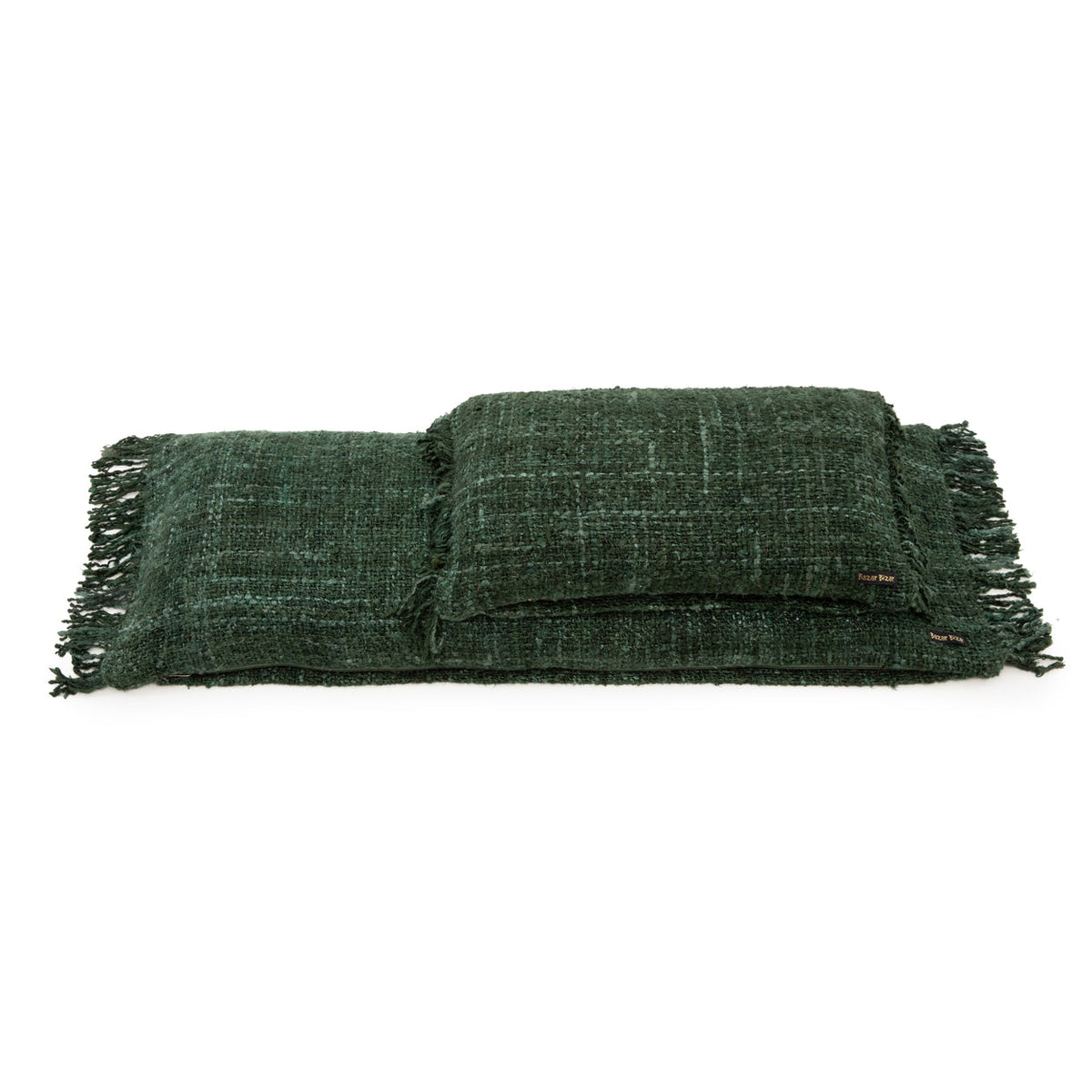 The Oh My Gee Cushion Cover - Forest Green - 35 x 100 cm