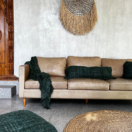 The Oh My Gee Cushion Cover - Forest Green - 35 x 100 cm