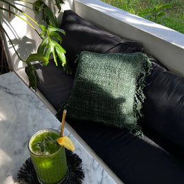 The Oh My Gee Cushion Cover - Forest Green - 60 x 60 cm
