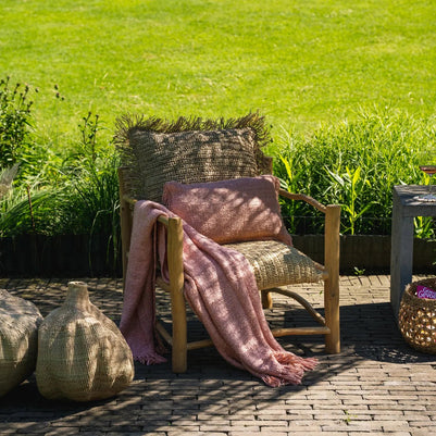 The Oh My Gee Cushion Cover - Salmon Pink - 30 x 50 cm