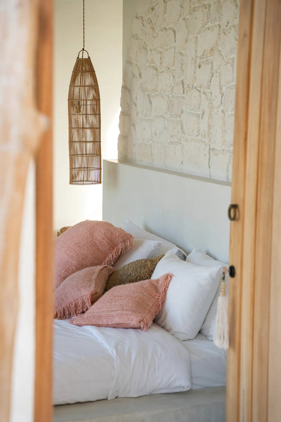 The Oh My Gee Cushion Cover - Salmon Pink - 40x40