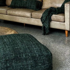 The Oh My Gee Pouffe - Forest Green
