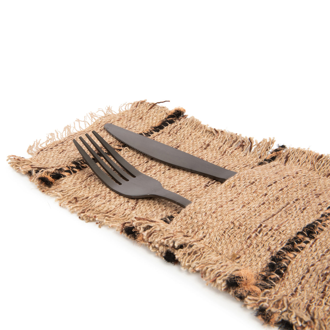 The Oh My Gee cutlery holder - beige and black