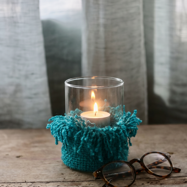 The Oh My Gee Candle Holder - Aqua - L