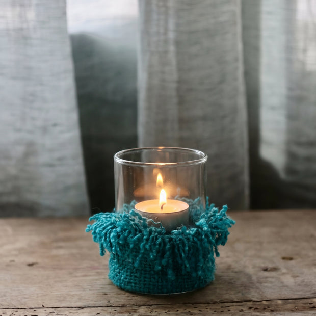 The Oh My Gee Candle Holder - Aqua - M