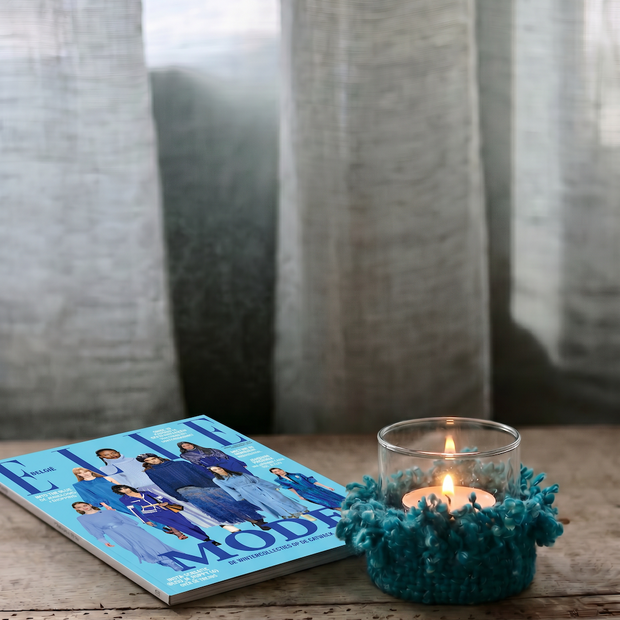 The Oh My Gee Candle Holder - Aqua - Small