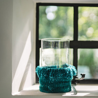 The Oh My Gee Candle Holder - Aqua - XXL