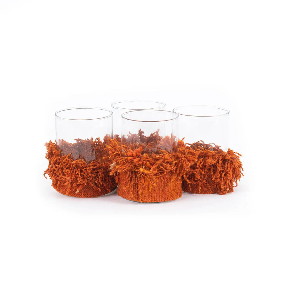 The Oh My Gee Candle Holder - Rust Velvet - Medium