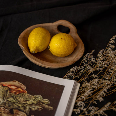 Linen Tablecloth - Black - 150 x 150 cm