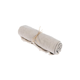 The linen tablecloth - beige - 150 x 150 cm