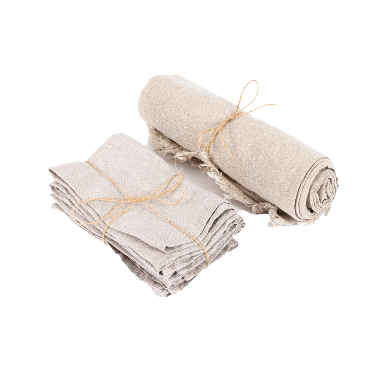 Linen tablecloth - beige - 150 x 250 cm