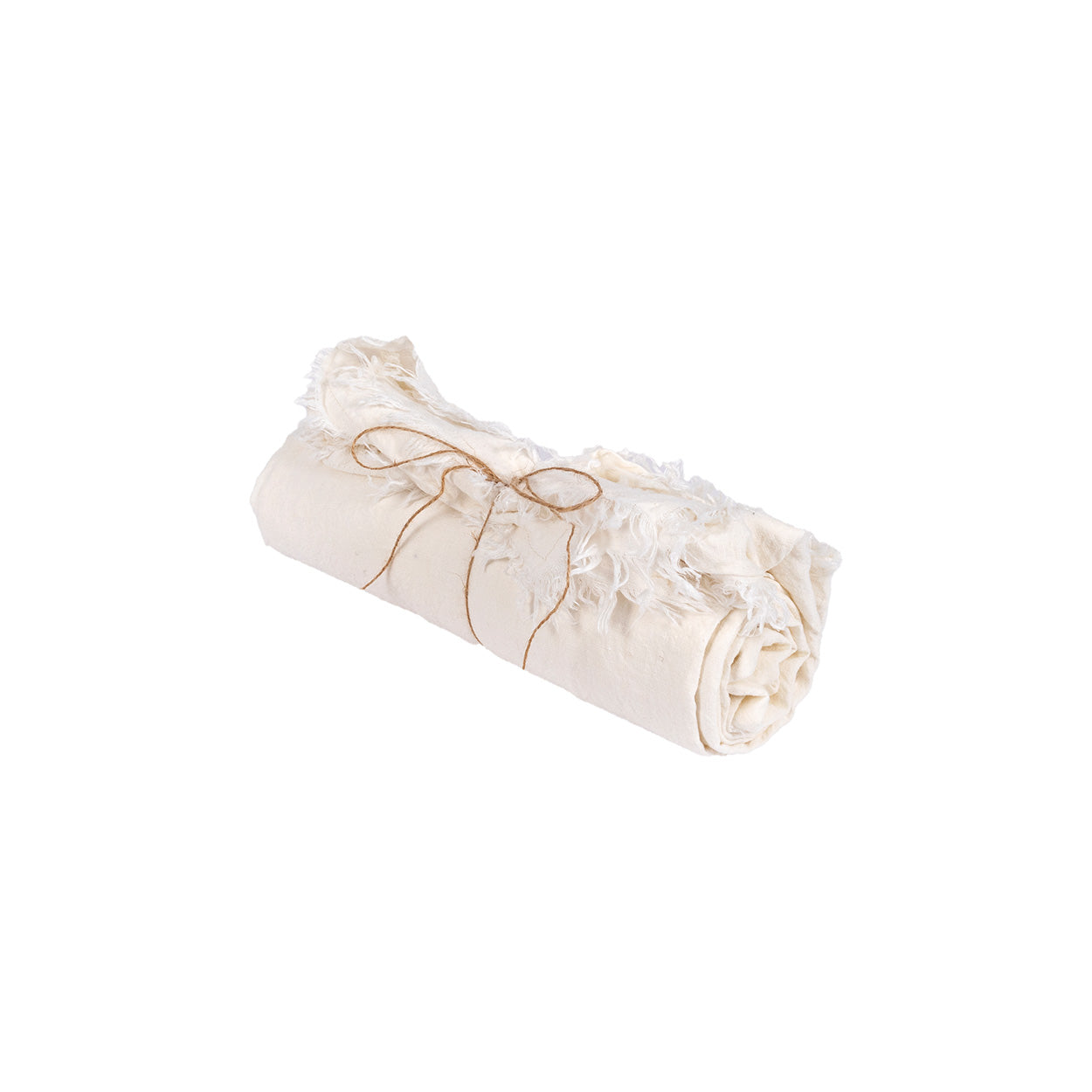 Linen Tablecloth - White - 150 x 150 cm