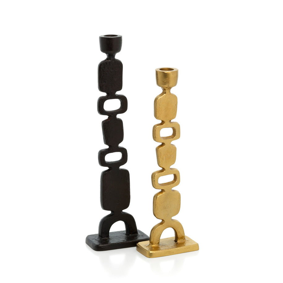 The Totemo Candle Holder - Gold - Medium