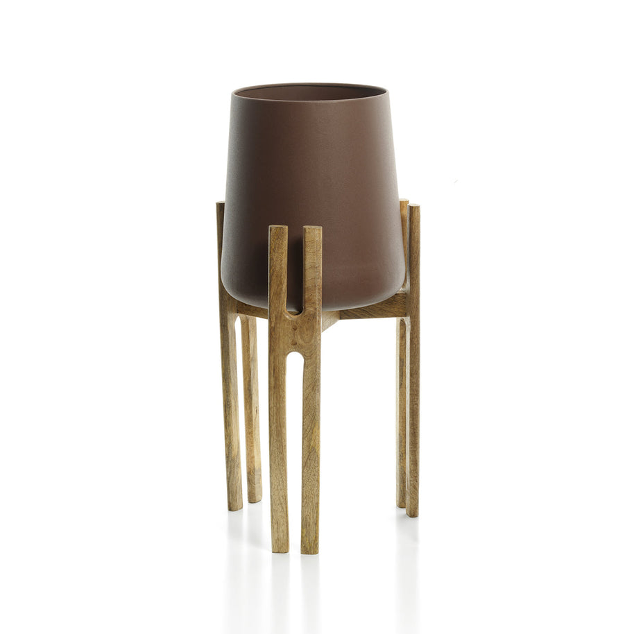 The Forked Root Planter - Natural Brown - Large