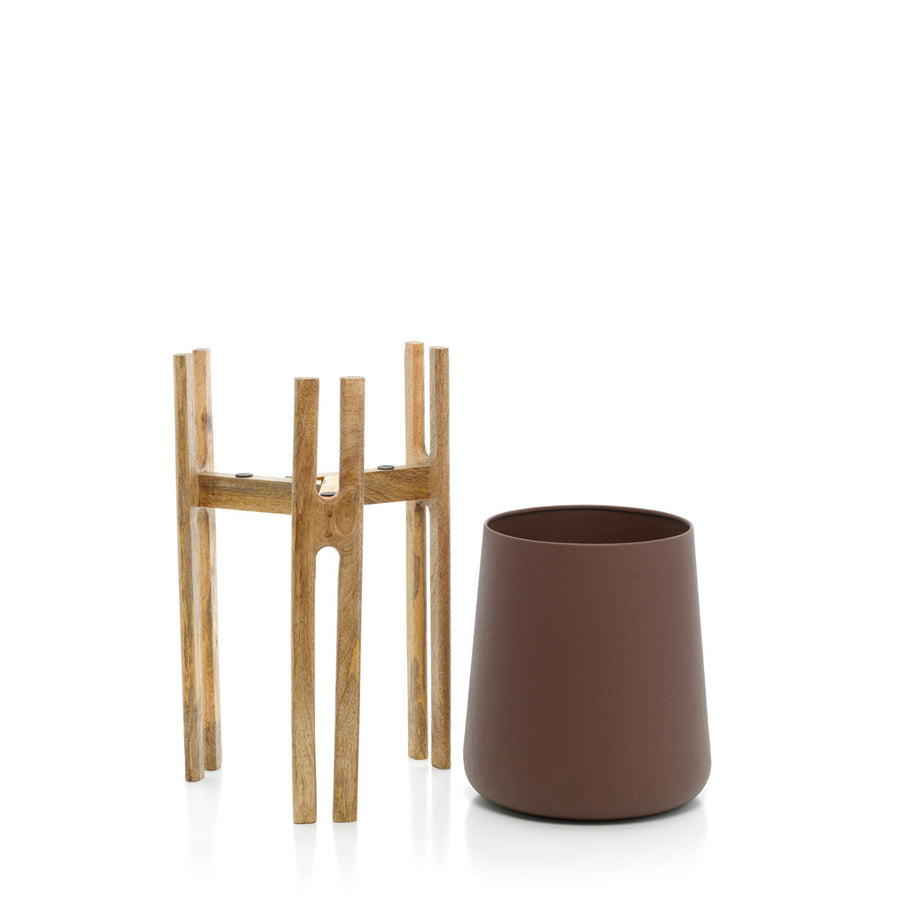 The Forked Root Planter - Natural Brown - Large