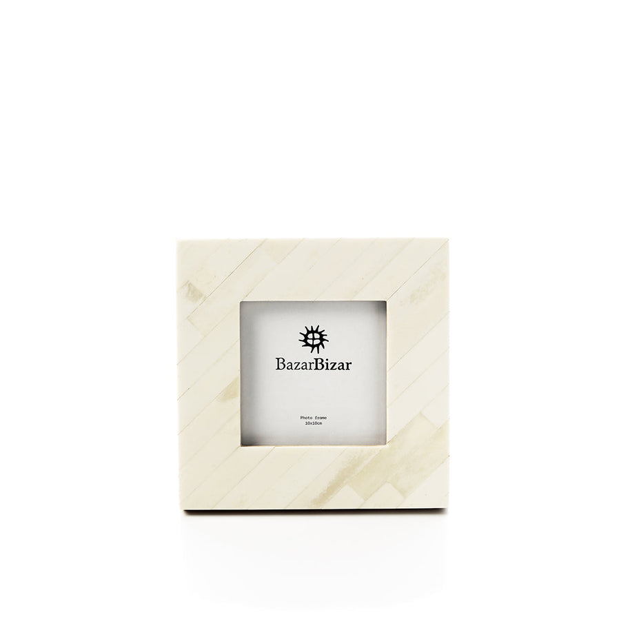 The Nomad Ivory Frame - Cream White - 10x10