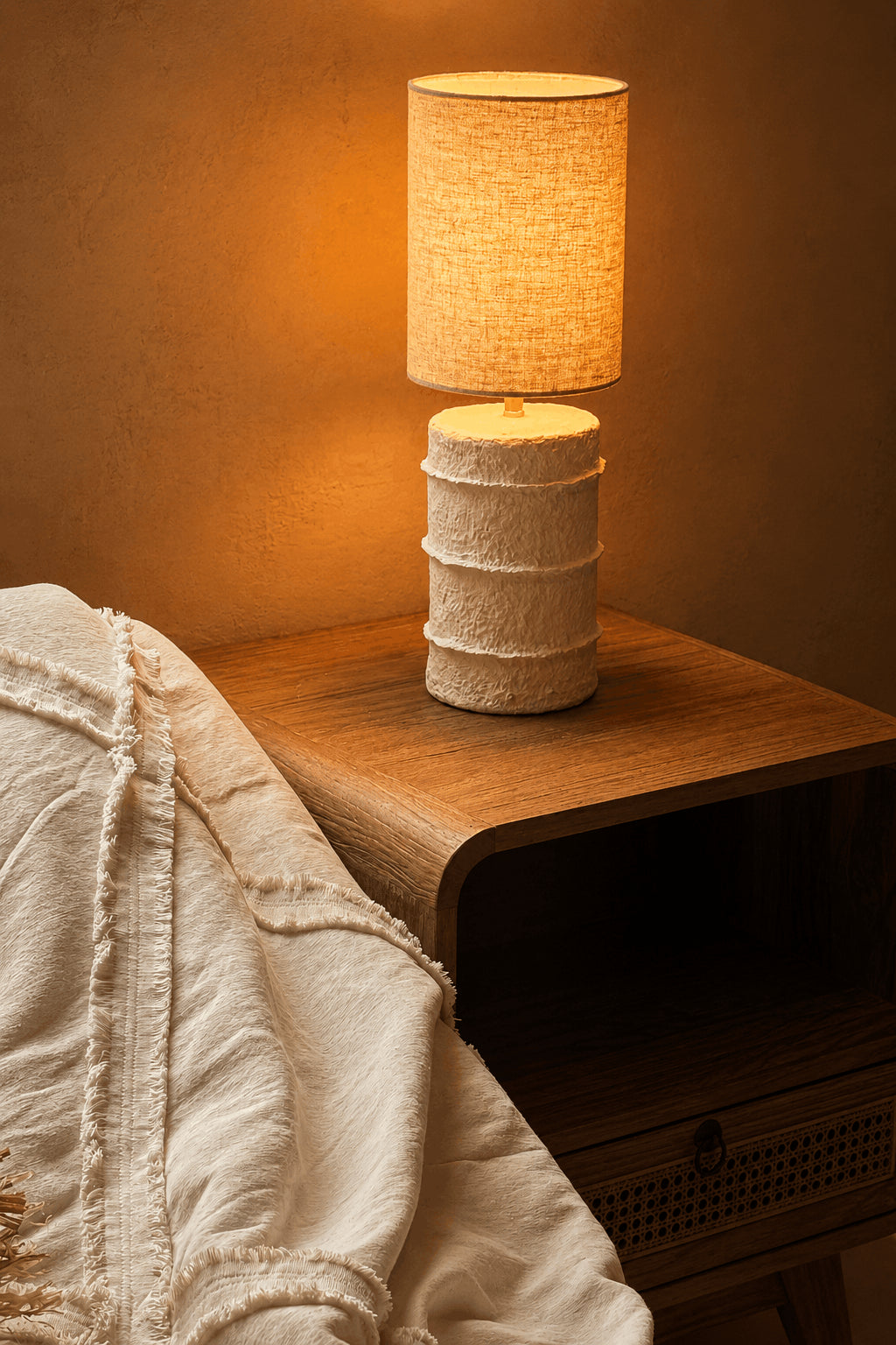 The Contour Table Lamp - White - Small