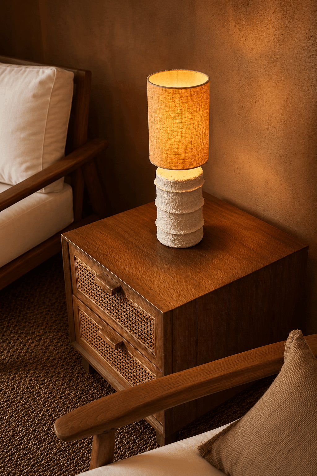 The Contour Table Lamp - White - Small
