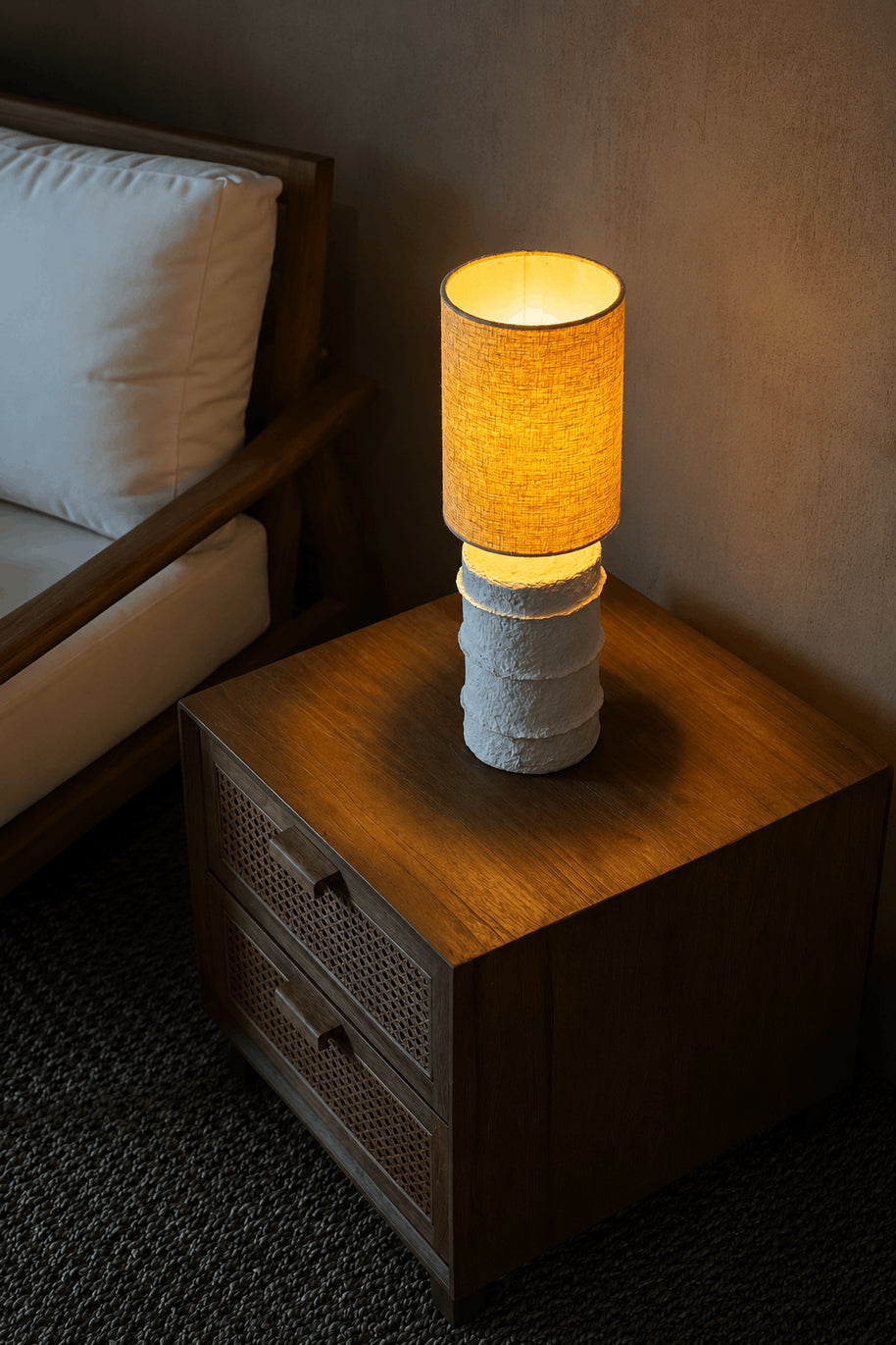 The Contour Table Lamp - White - Small