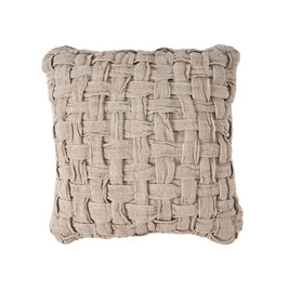 The Linen Crosier Cushion Cover - Natural