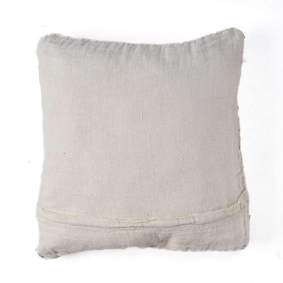 The Linen Threads Cushion Cover - Natural White