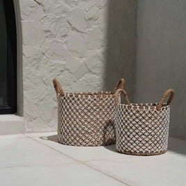 The Crossed Stitched Macrame Basket - S