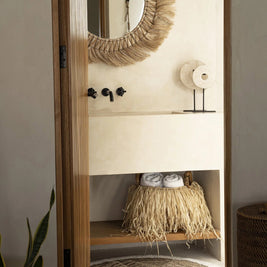 The Raffia Basket - L
