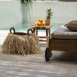 The Raffia Basket - L